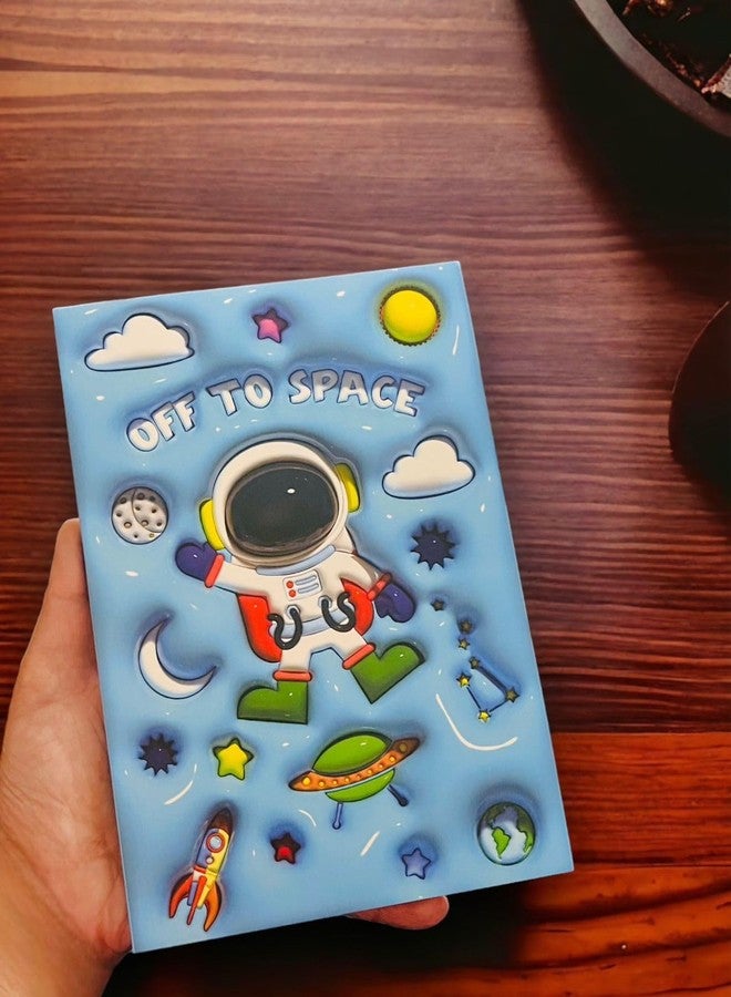 Le Delite (Combo Gift Pack of 10 Items Space Astronaut Stationery Set for Boys & Girls, Return Gifts for Girl & Kids, Stationery Items, Pencil Box with All Stationary (Space) - Image 3